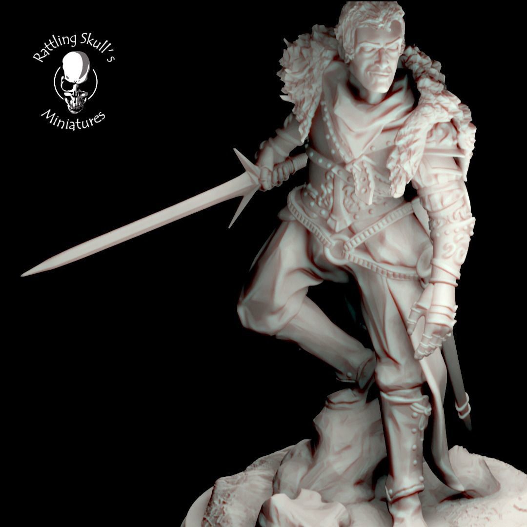 Knight 3D print model_2