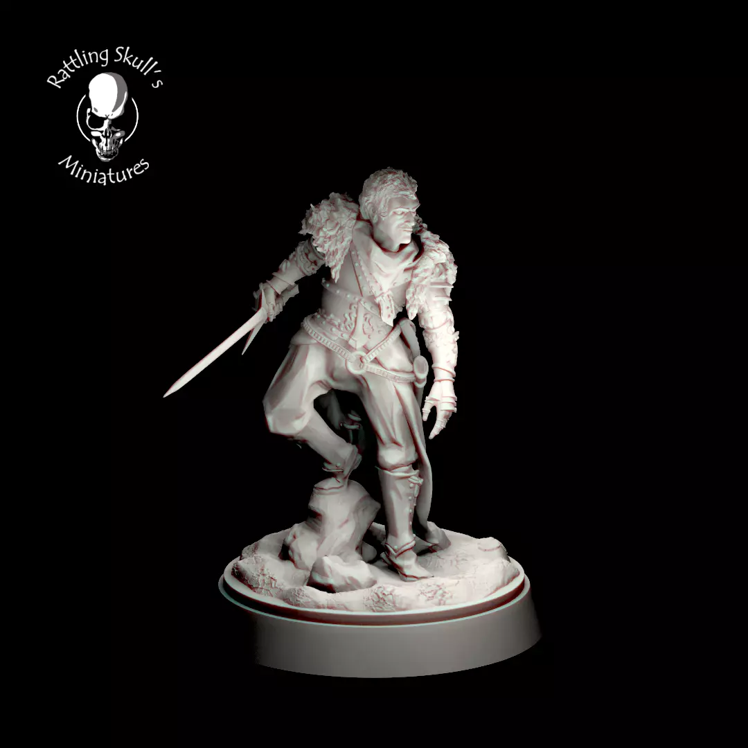 Knight 3D print model_0