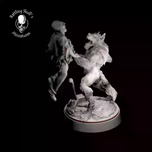 Werewolf 3D print model