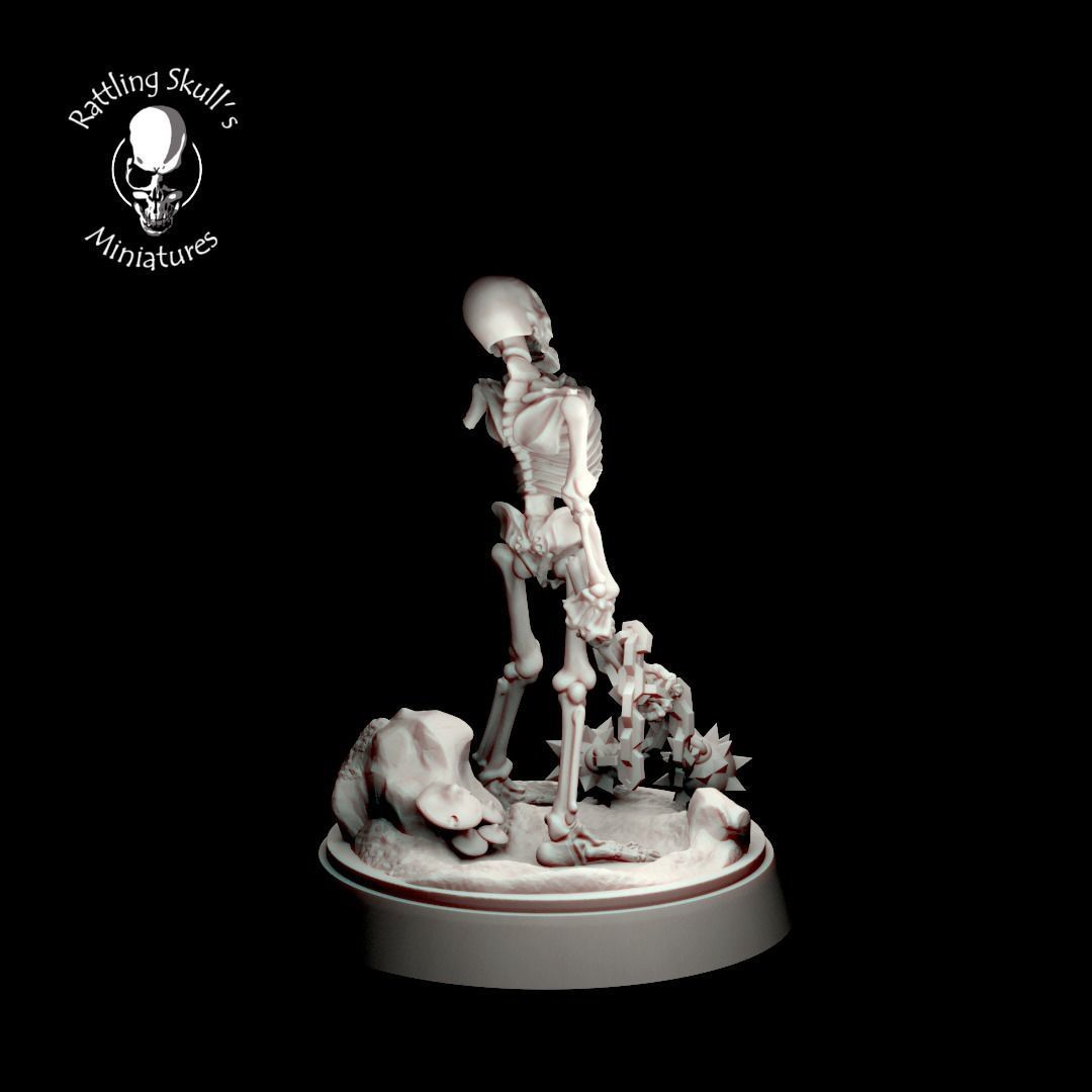 Skeletons warband 3D print model_10
