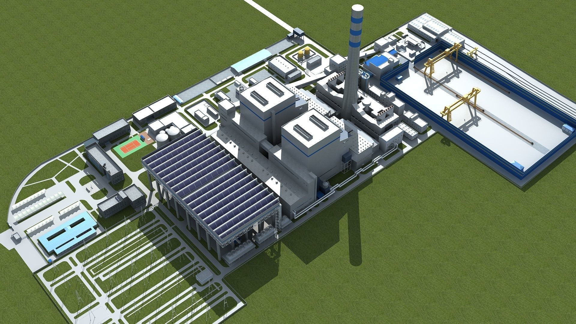 Power Station 2 3D model_3