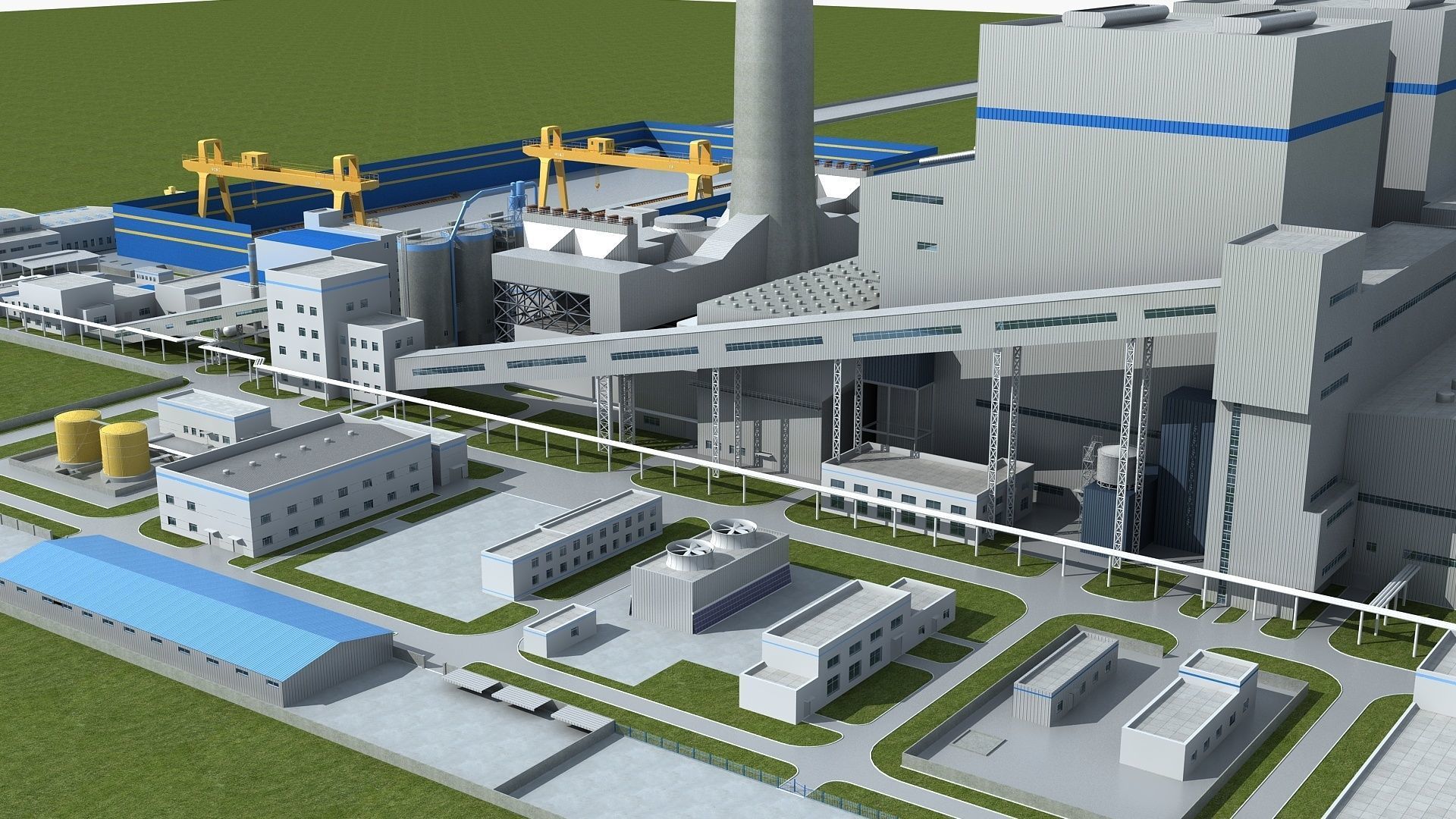 Power Station 2 3D model_5