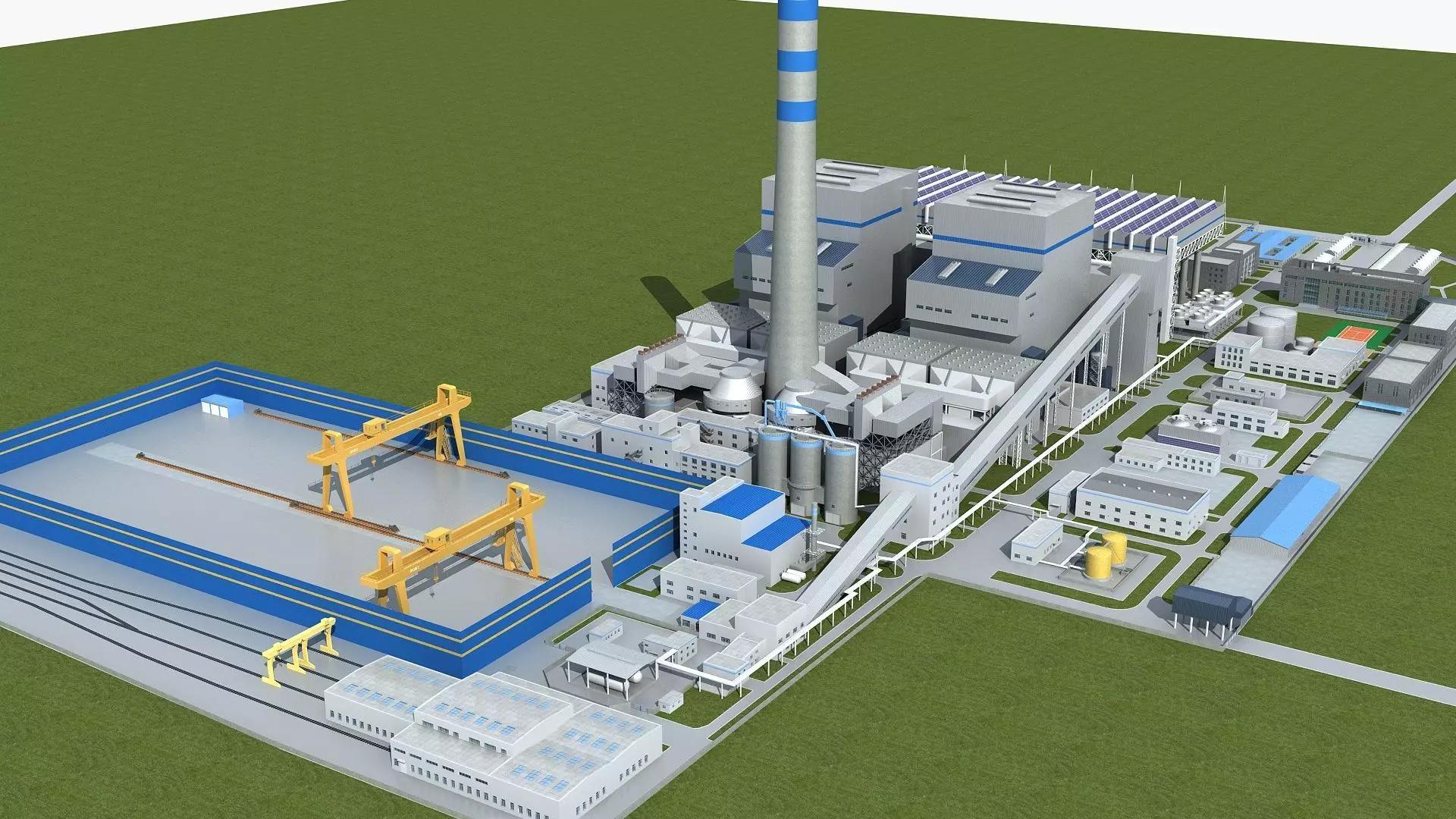 Power Station 2 3D model_0