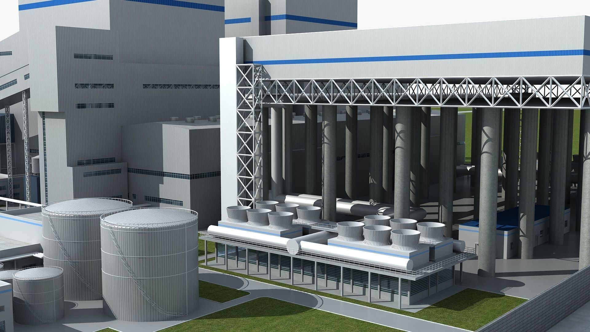 Power Station 2 3D model_10