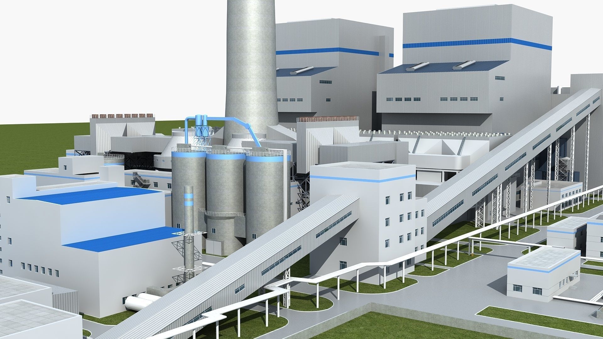 Power Station 2 3D model_6