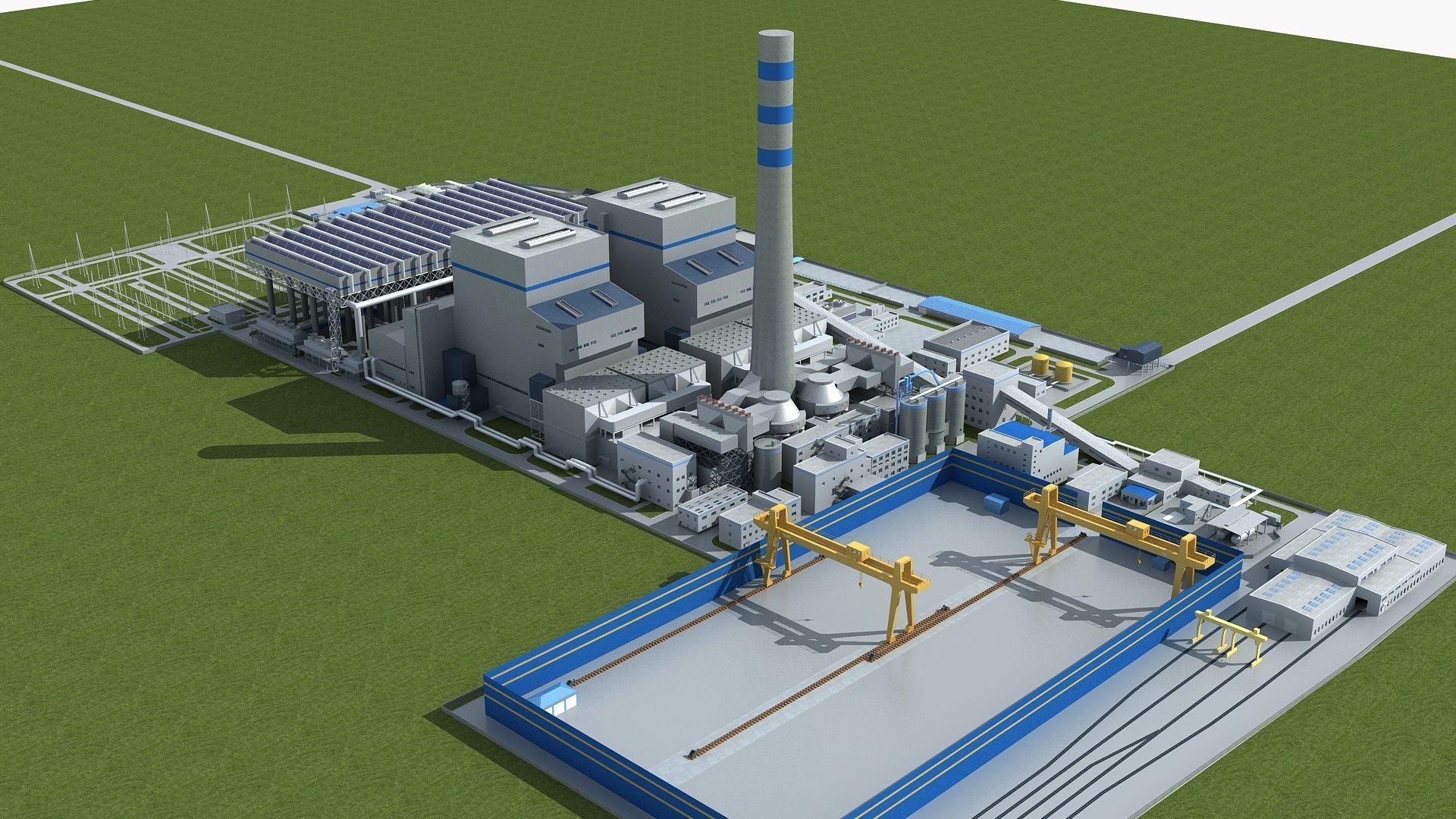 Power Station 2 3D model_2