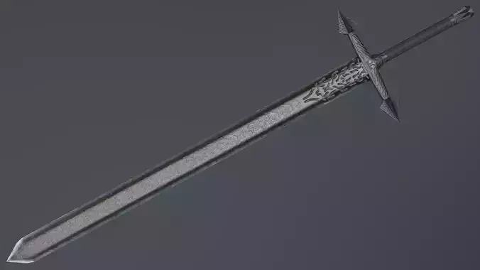 Sword 11 Low-poly 3D model Sword 11 Low-poly 3D model