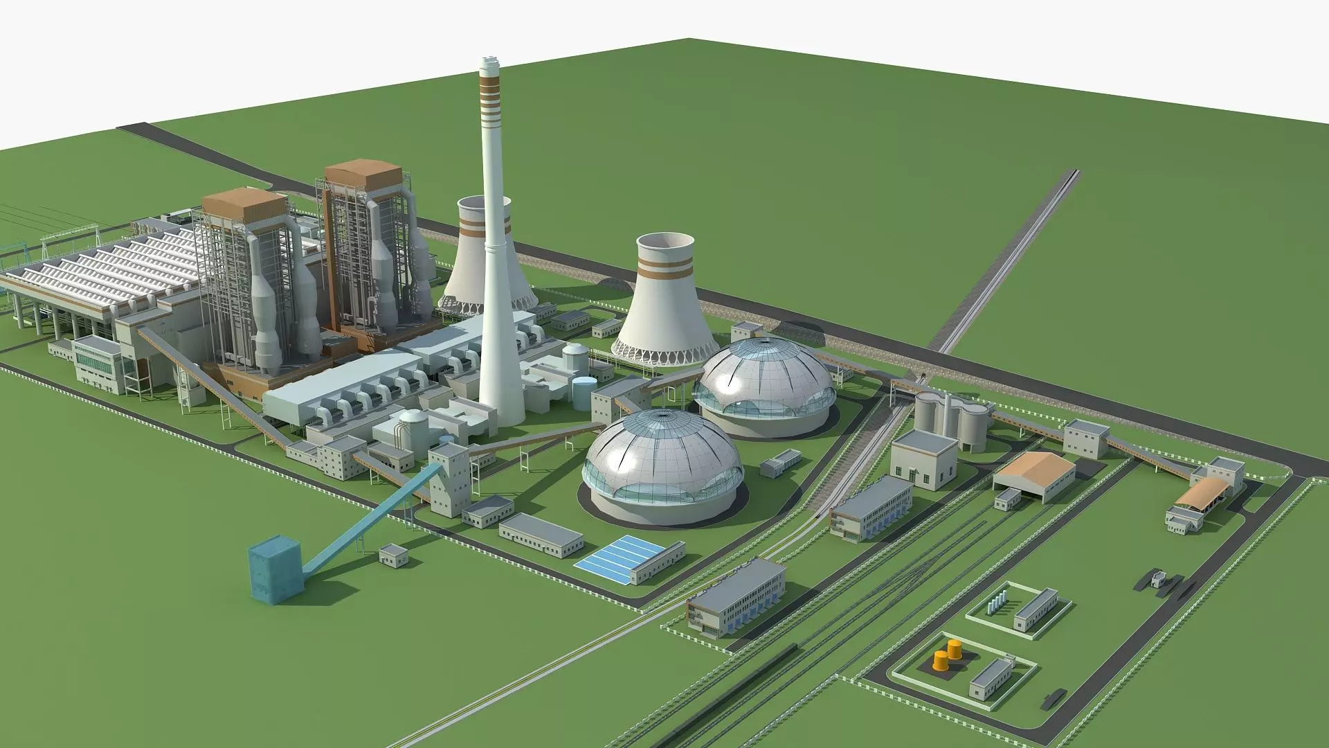 Power Station 3 3D model