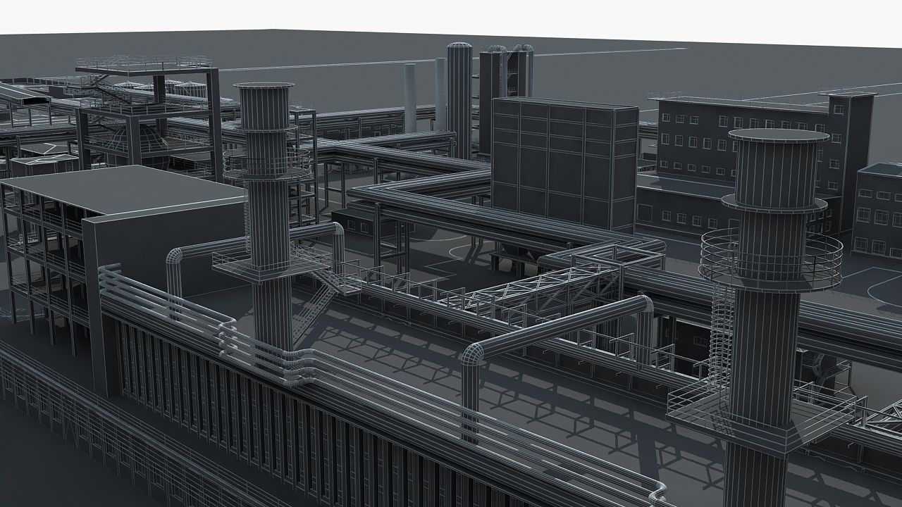 Factory 1 3D model_29