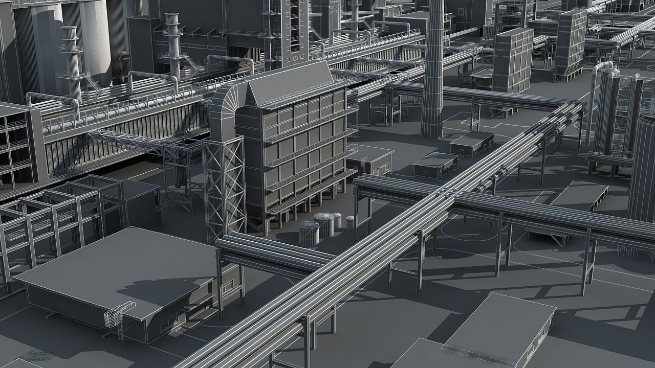 Factory 1 3D model_24
