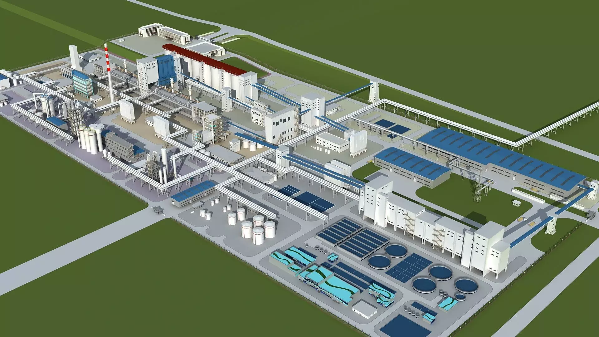 Factory 1 3D model_0