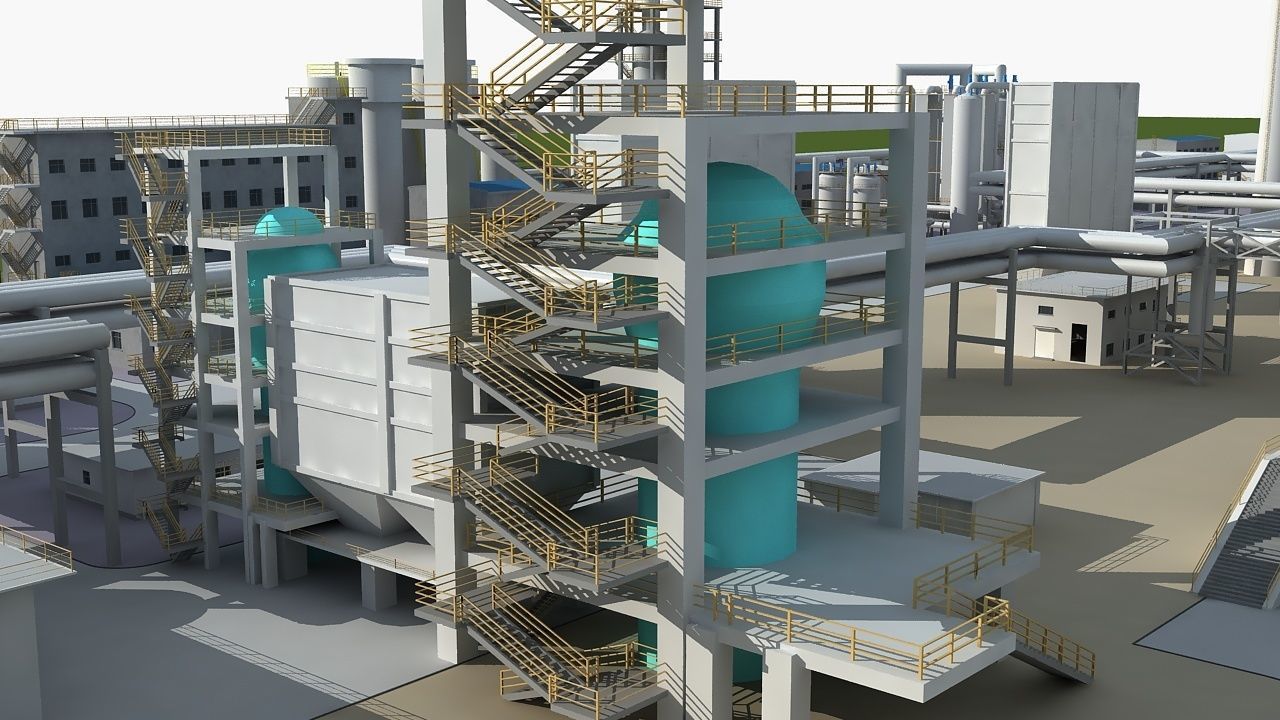 Factory 1 3D model_11