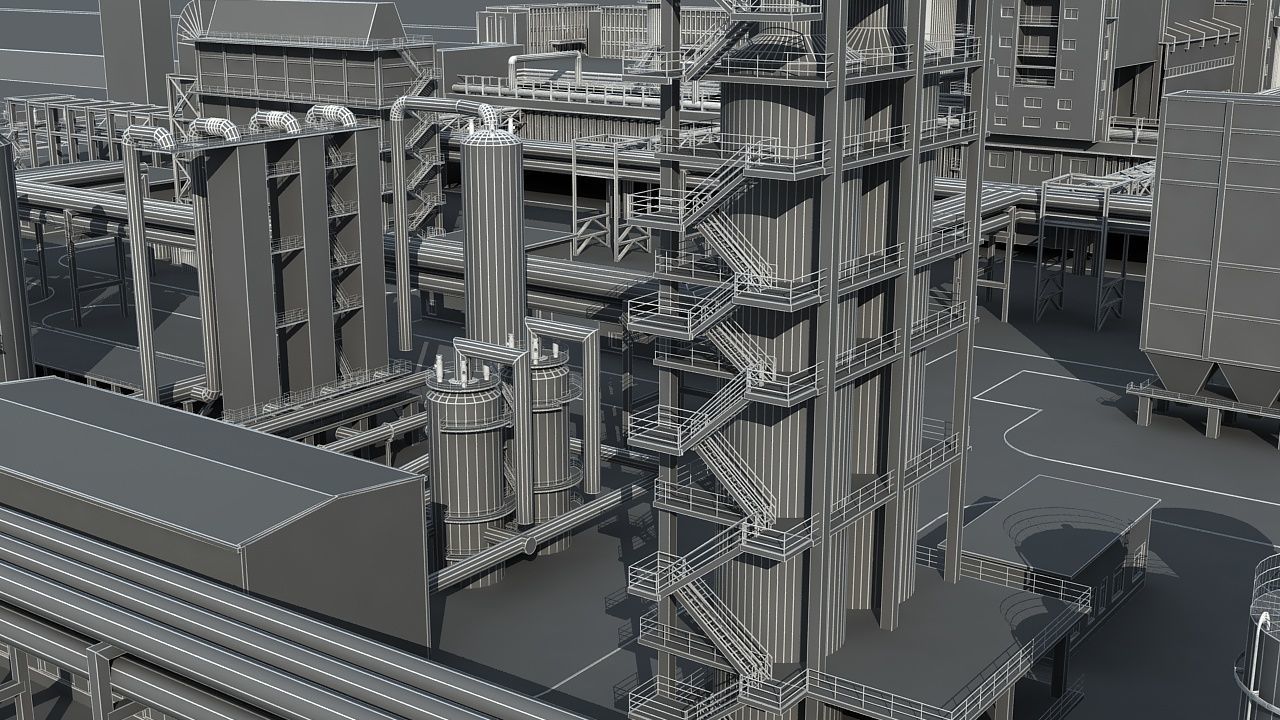Factory 1 3D model_26