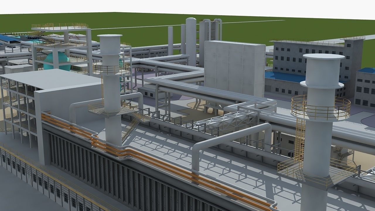 Factory 1 3D model_14