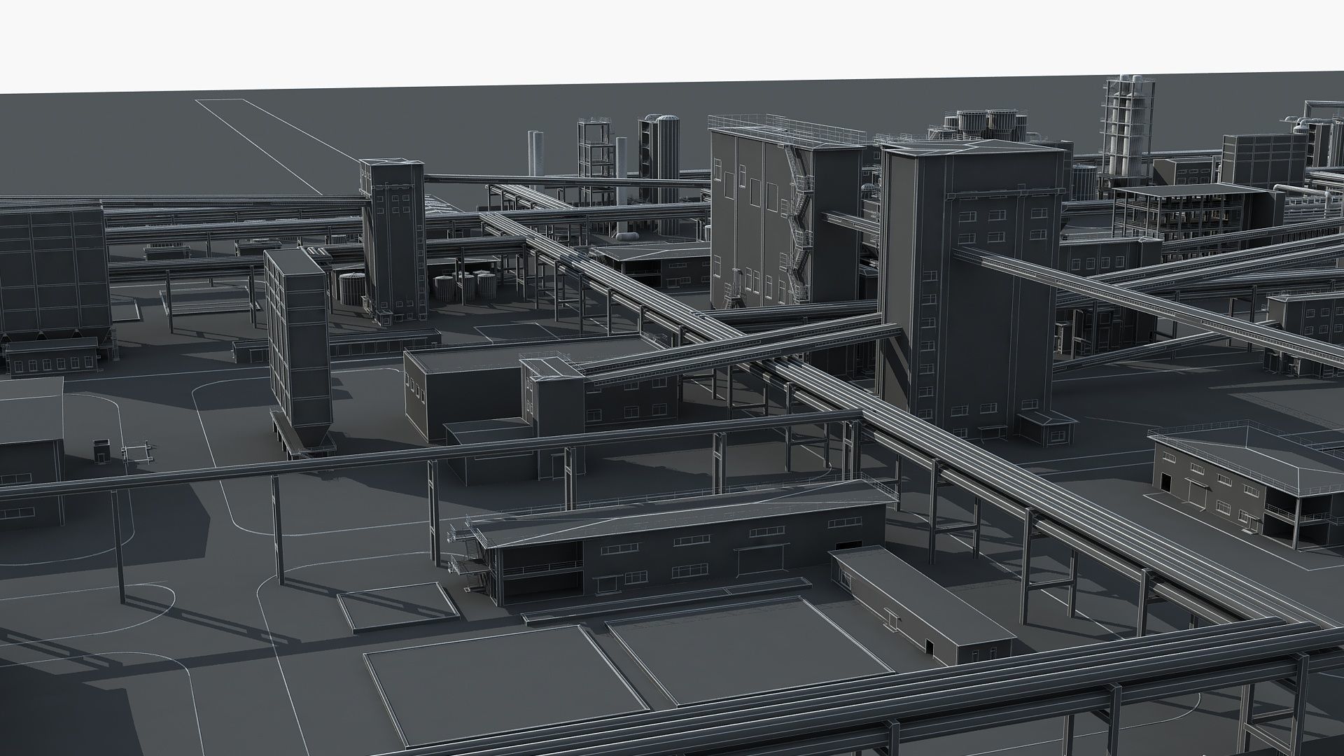 Factory 1 3D model_21