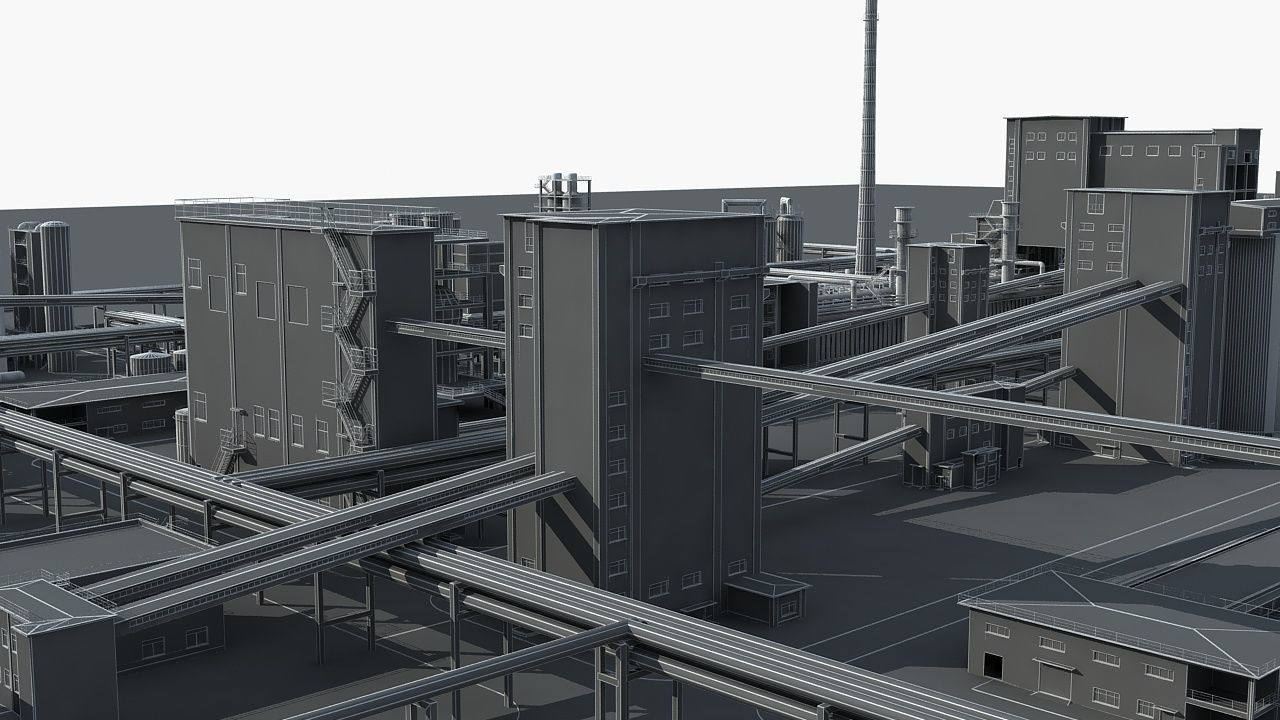 Factory 1 3D model_27