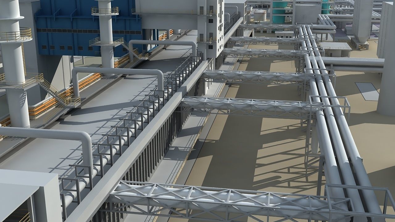 Factory 1 3D model_9
