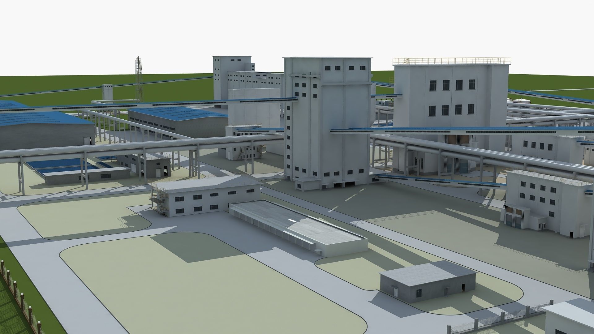 Factory 1 3D model_4