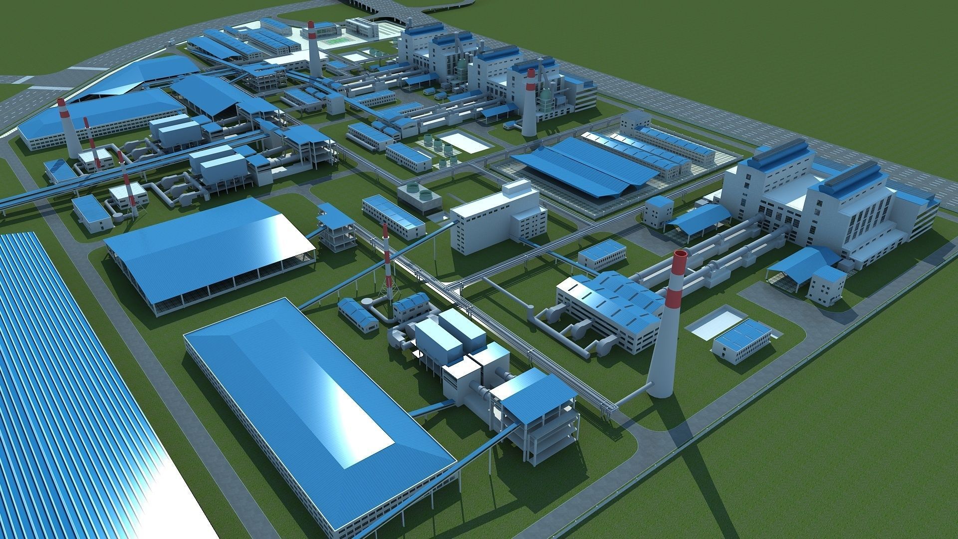 Factory 2 3D model_2