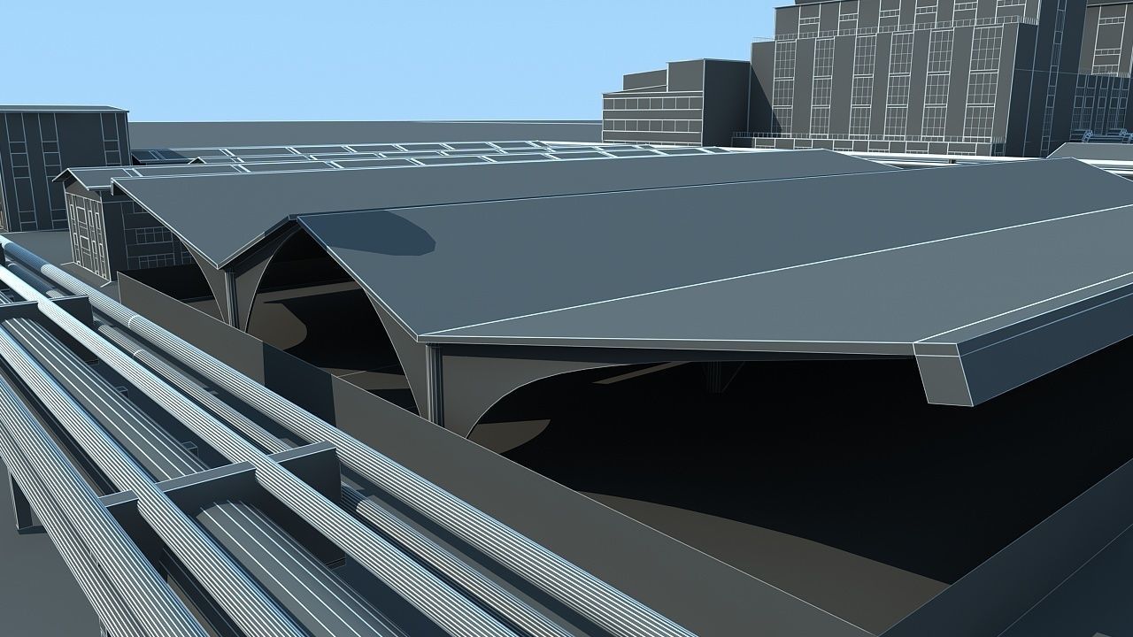 Factory 2 3D model_27