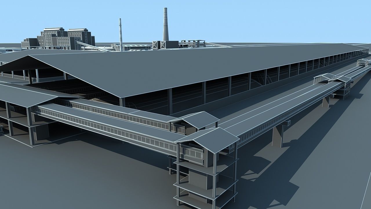 Factory 2 3D model_29