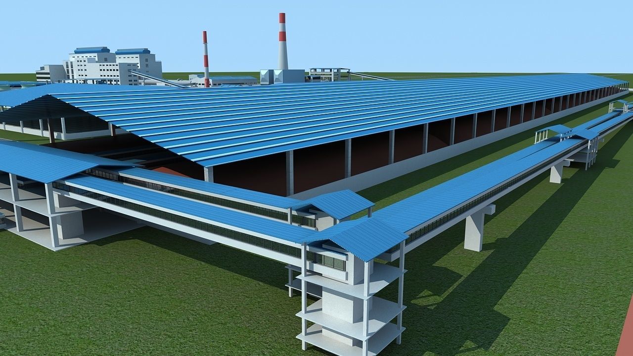 Factory 2 3D model_17