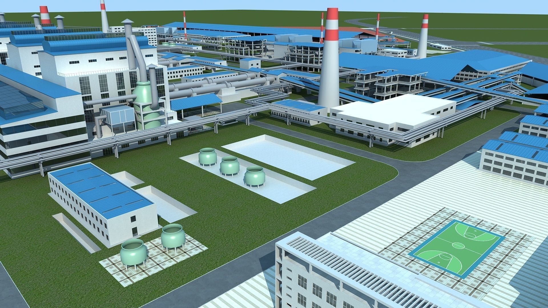 Factory 2 3D model_3
