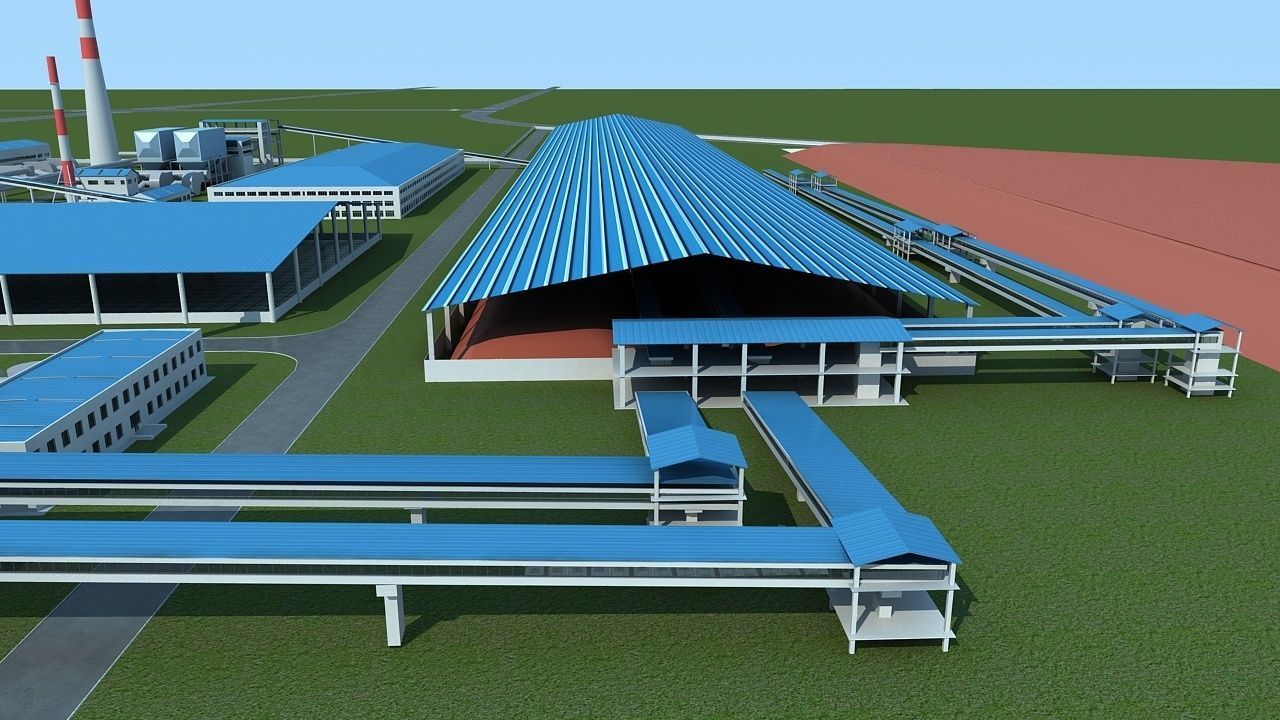 Factory 2 3D model_8