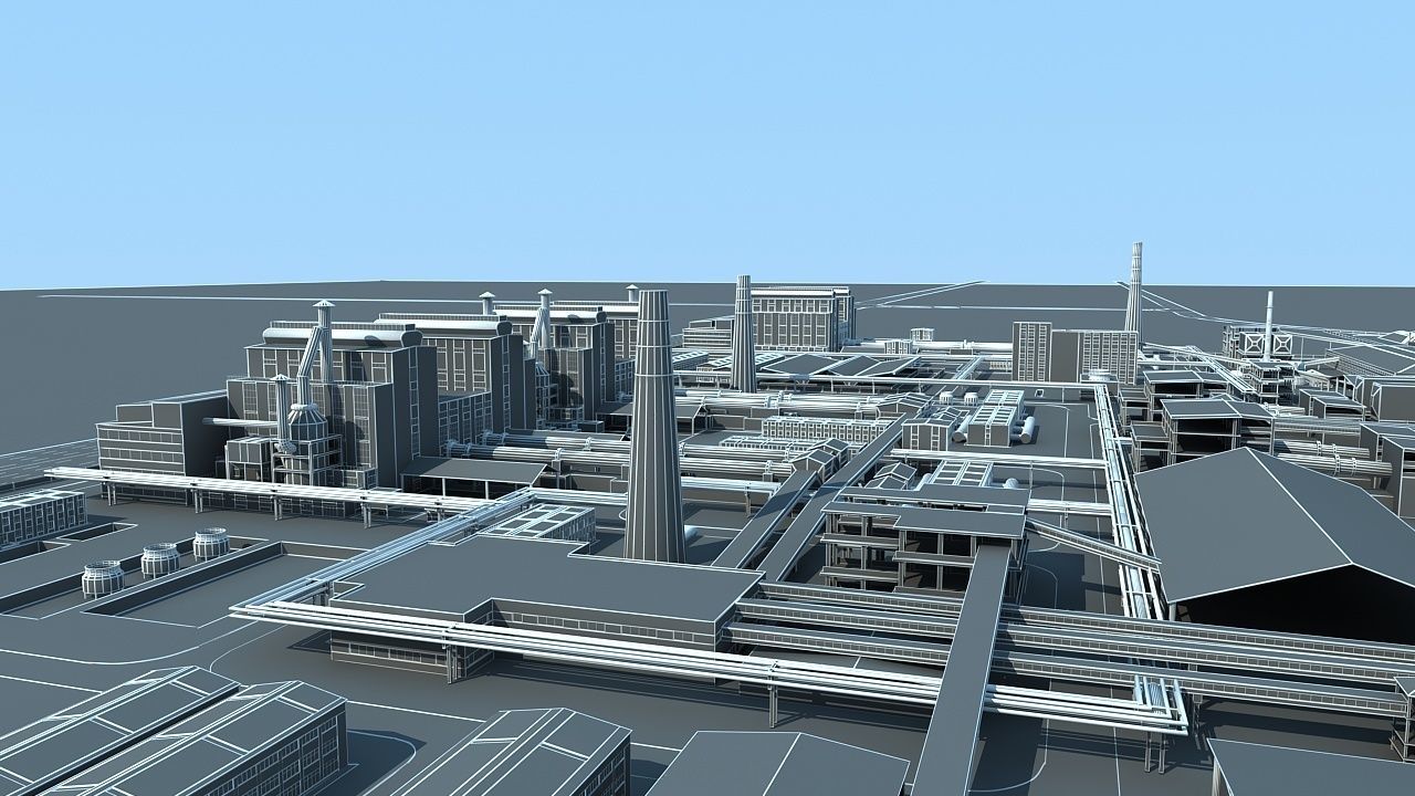 Factory 2 3D model_22