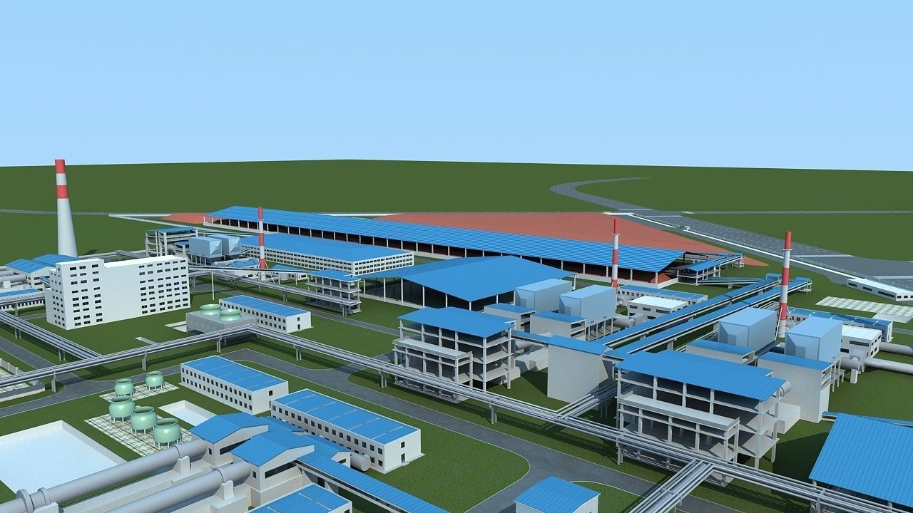 Factory 2 3D model_7