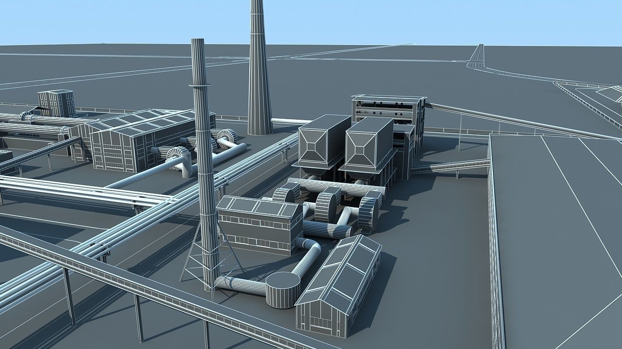 Factory 2 3D model_26