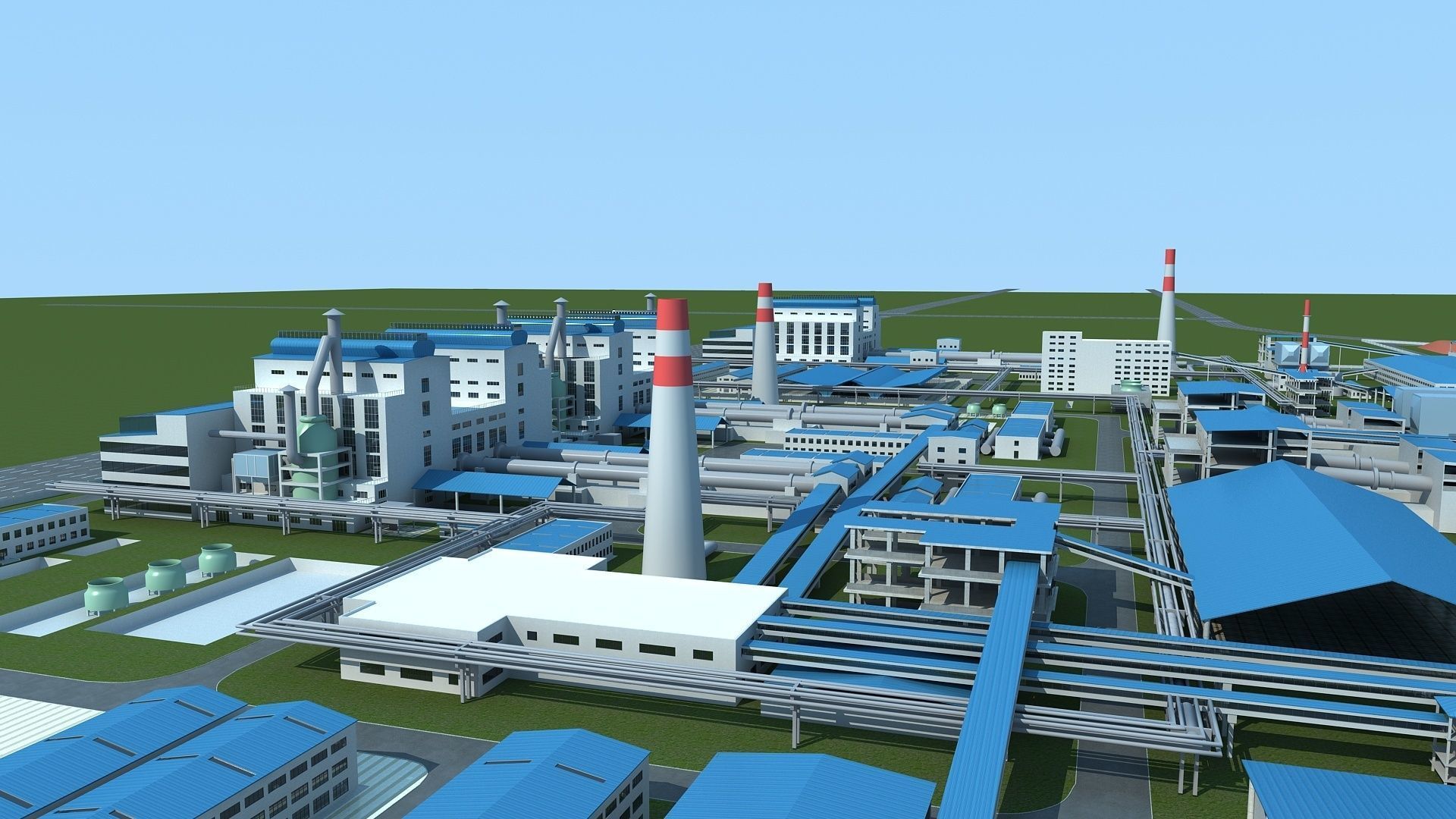 Factory 2 3D model_6