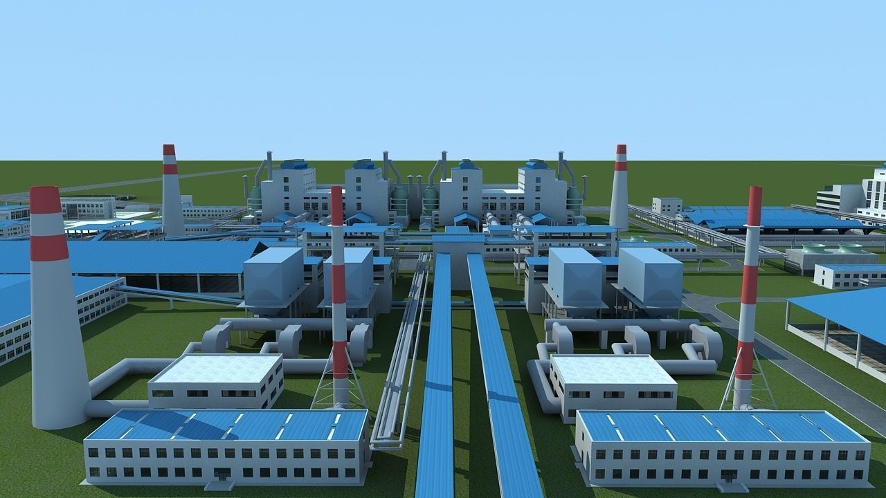 Factory 2 3D model_9