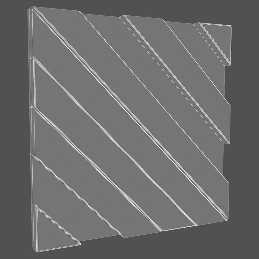 Tonk Time Series Gama Tile 3D model_2