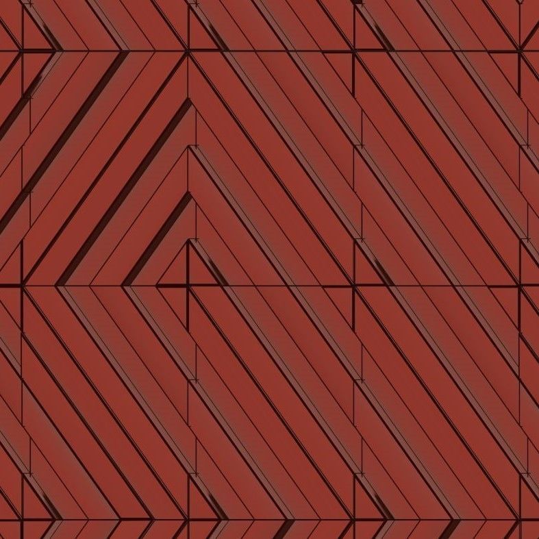 Tonk Time Series Gama Tile 3D model_4