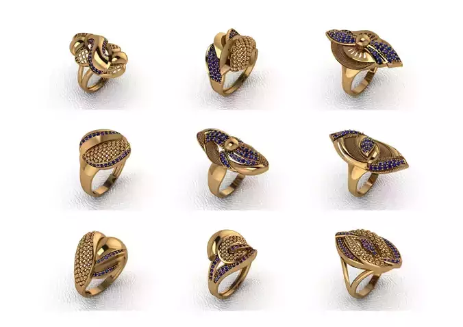 LADIES RING PACK 200 PIECES 