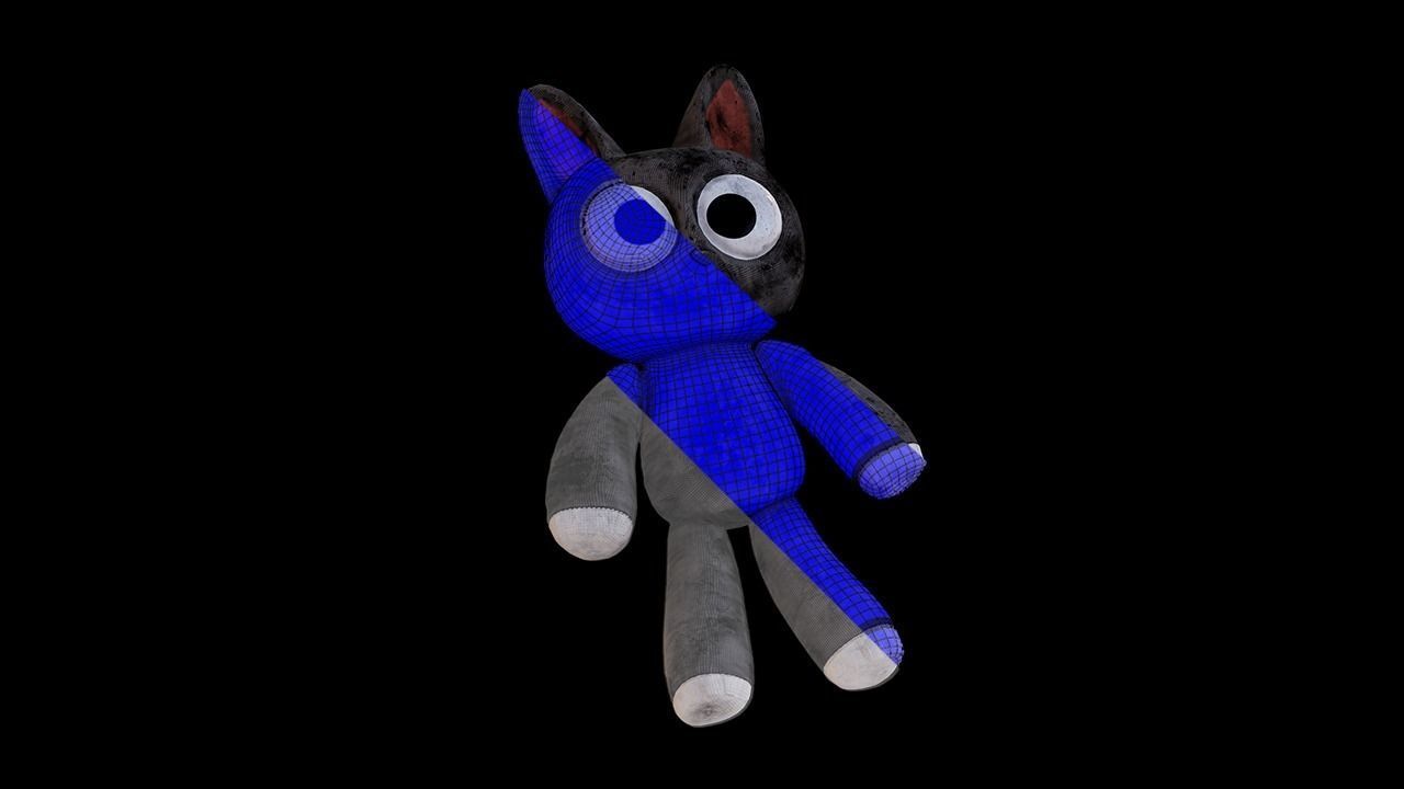 3D model Cat rag doll VR / AR / low-poly | CGTrader