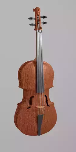 Realistic violin