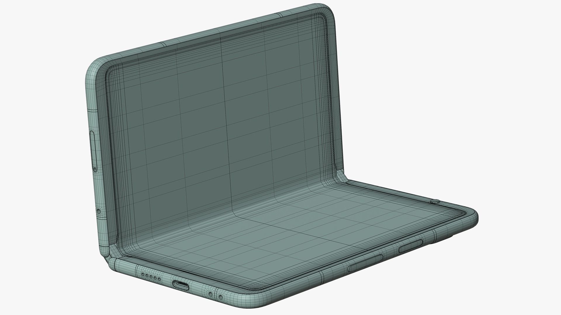 Google Pixel Fold Porcelain 3D model_21