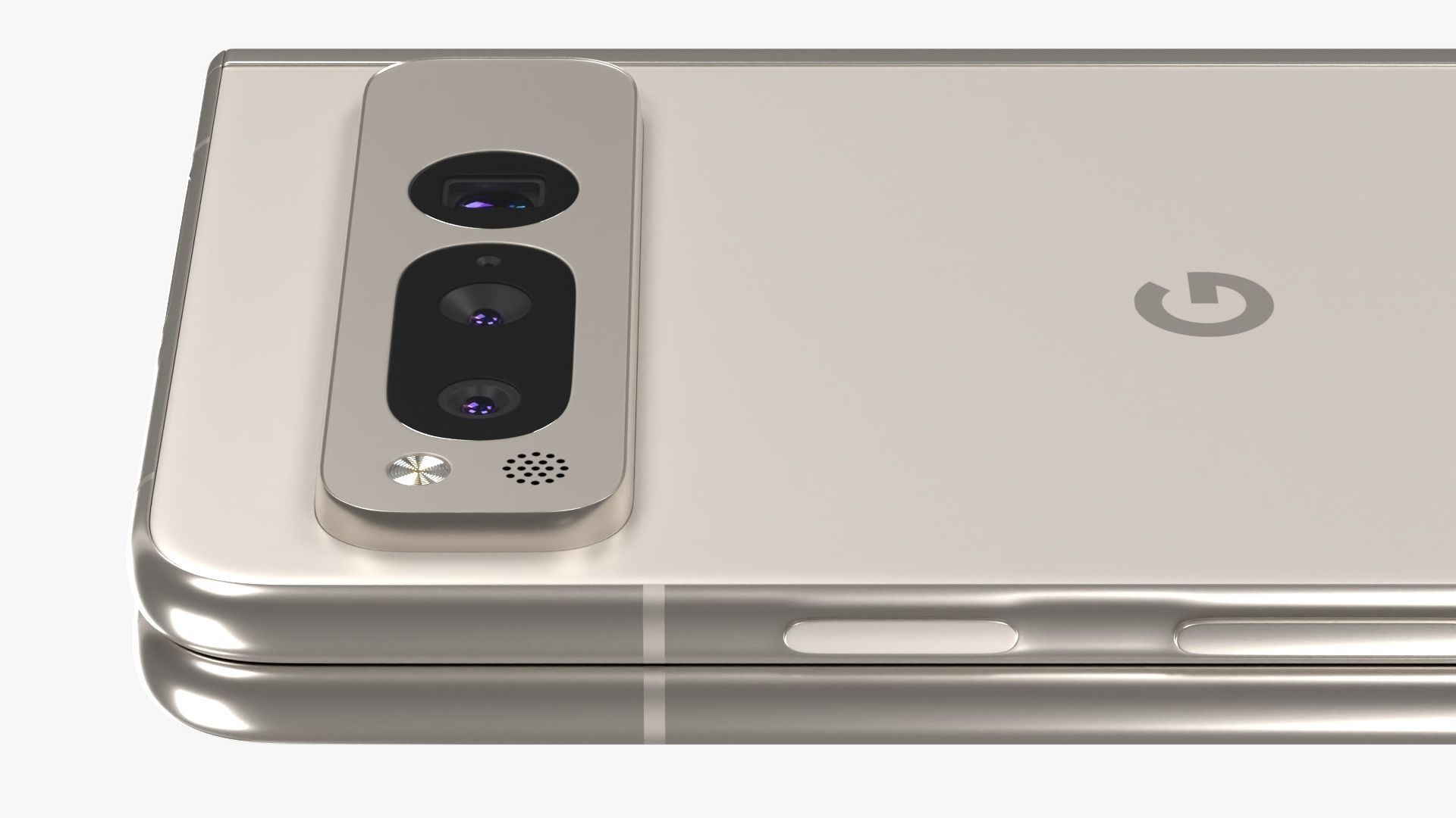 Google Pixel Fold Porcelain 3D model_5