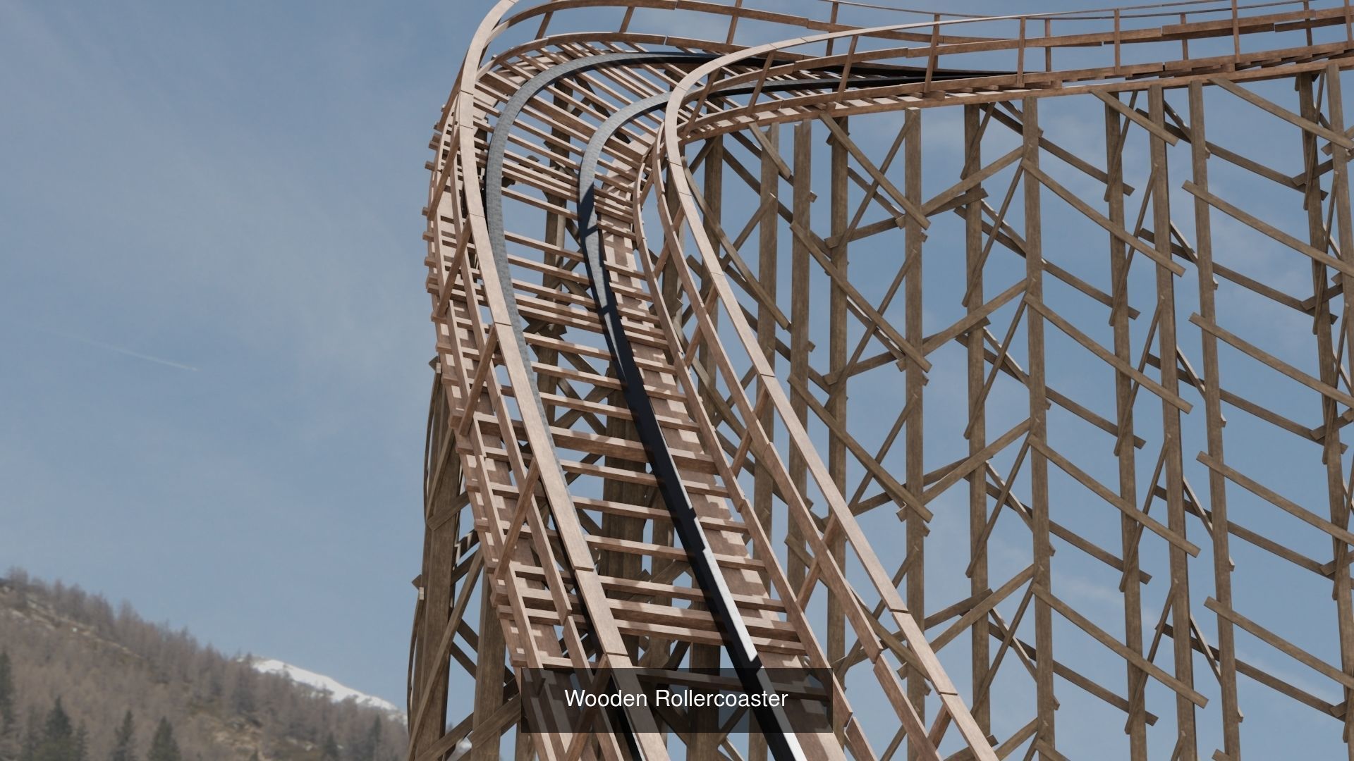10 Rollercoaster 3D Model Collection_2