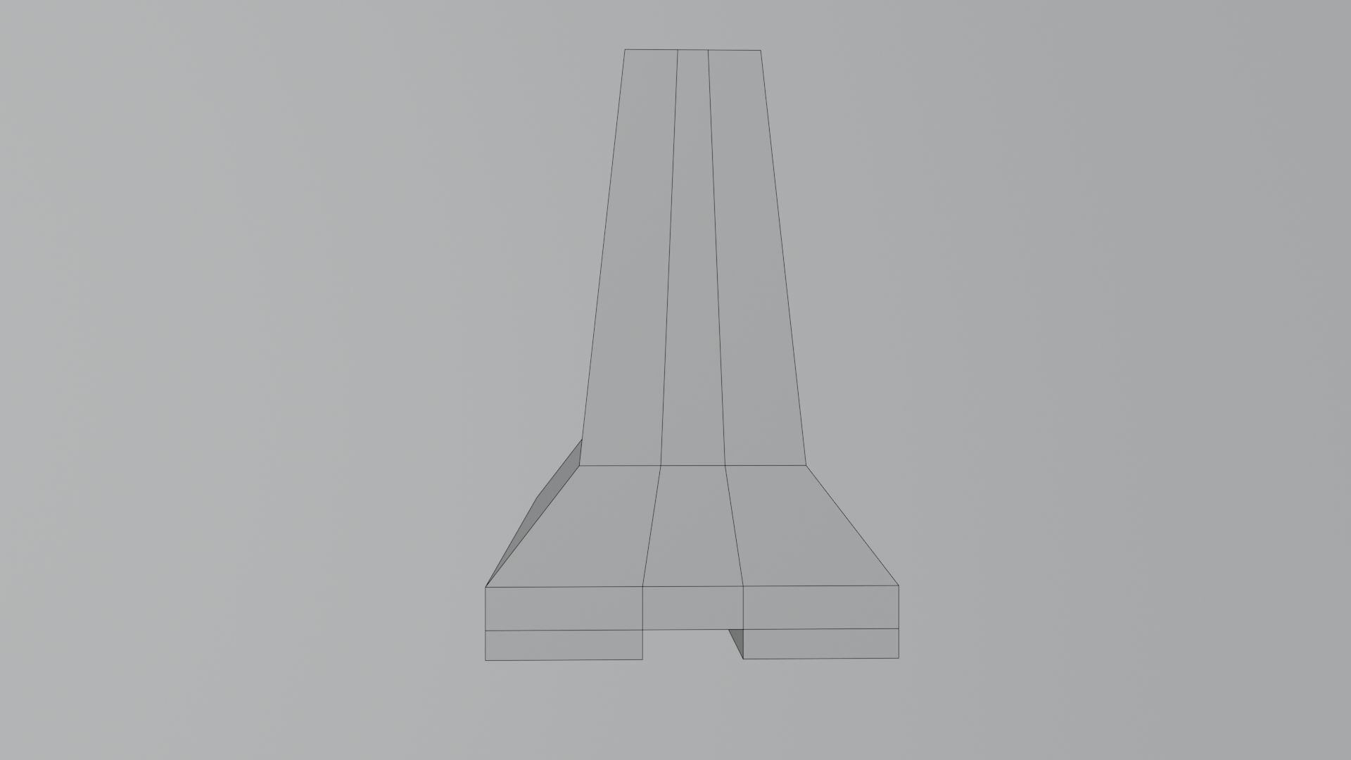 Collection of Low - Poly Concrete Barrier By Nikdox Low-poly 3D model_18