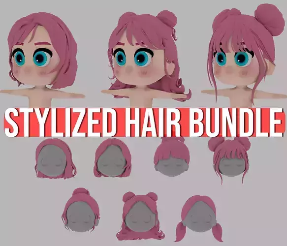 Stylized Hair Bundle 