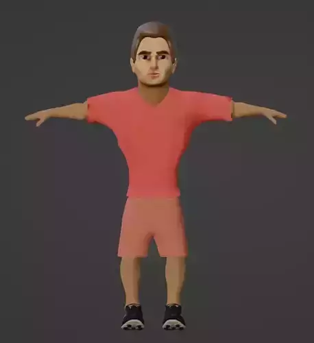 Football player three