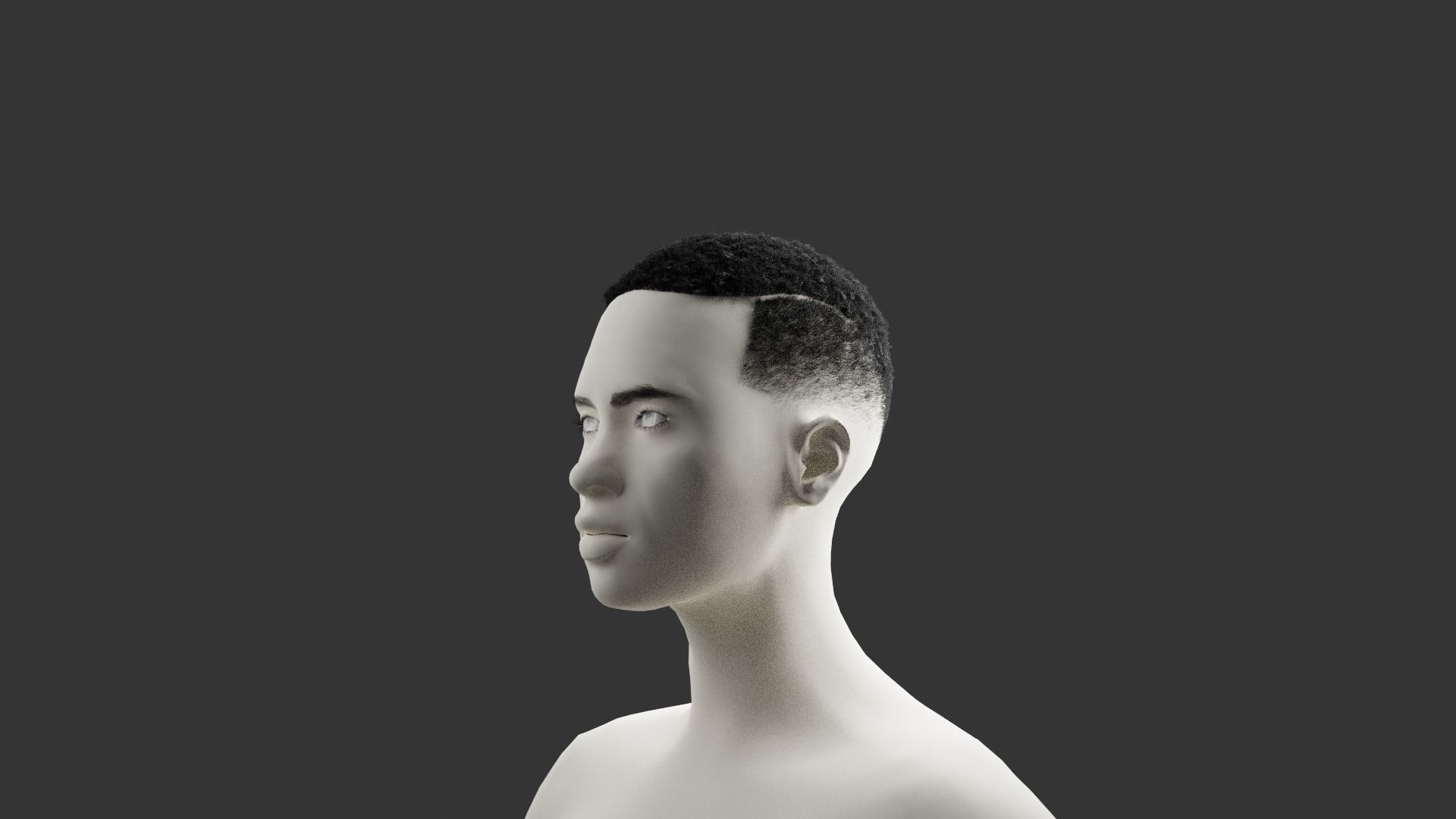 Fade with line 3D model_1