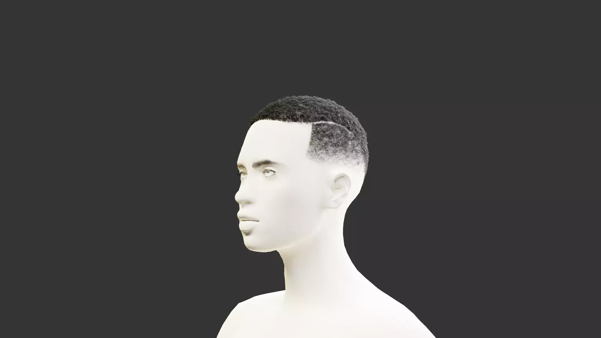 Fade with line 3D model_0