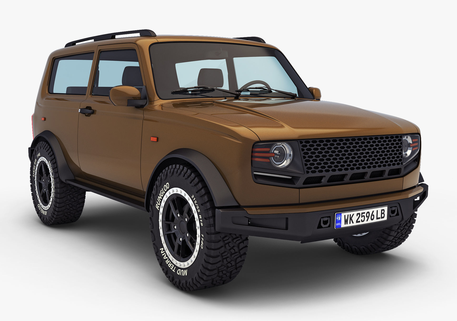 Off Road Car v 1 3D model_5