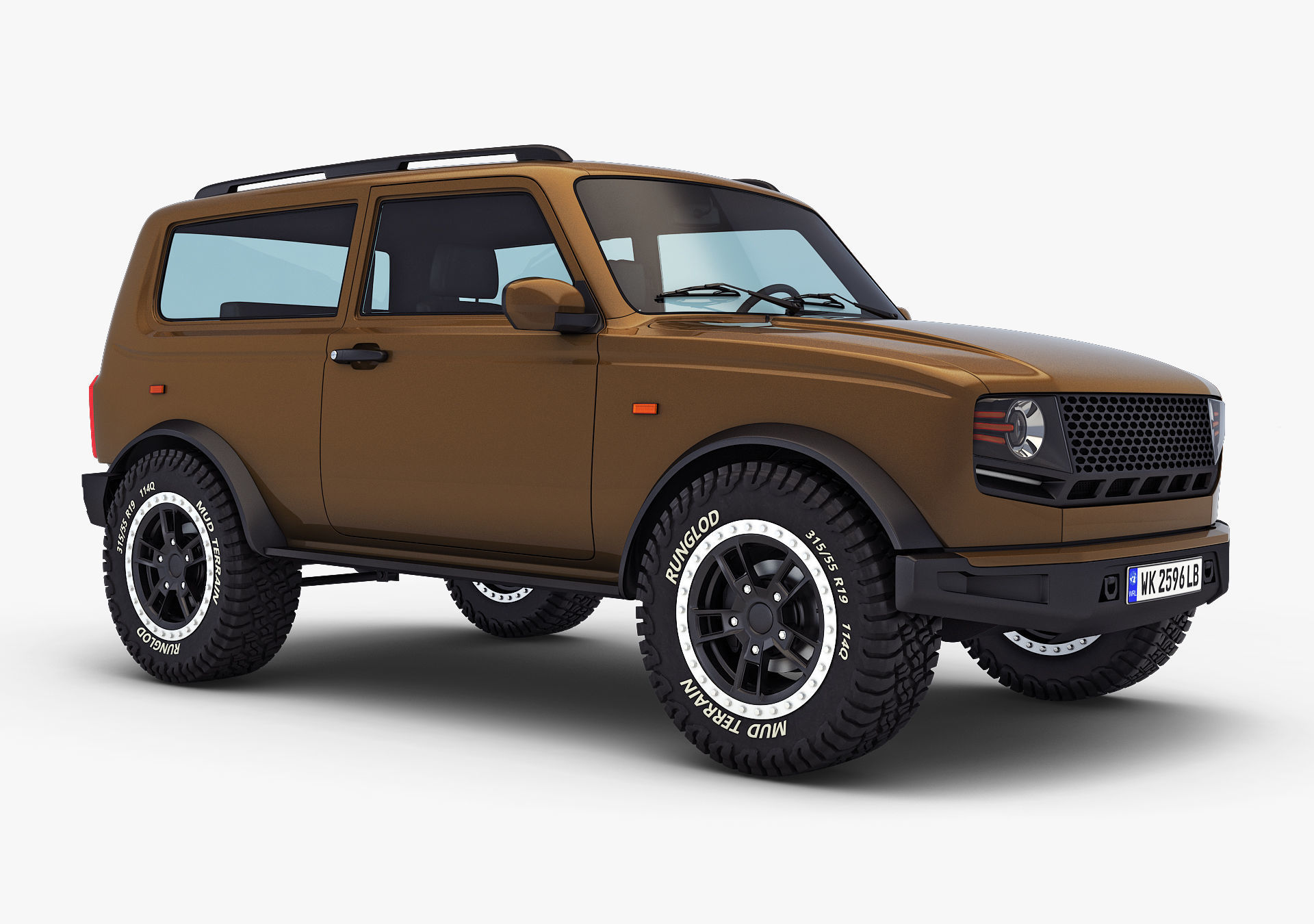 Off Road Car v 1 3D model_9
