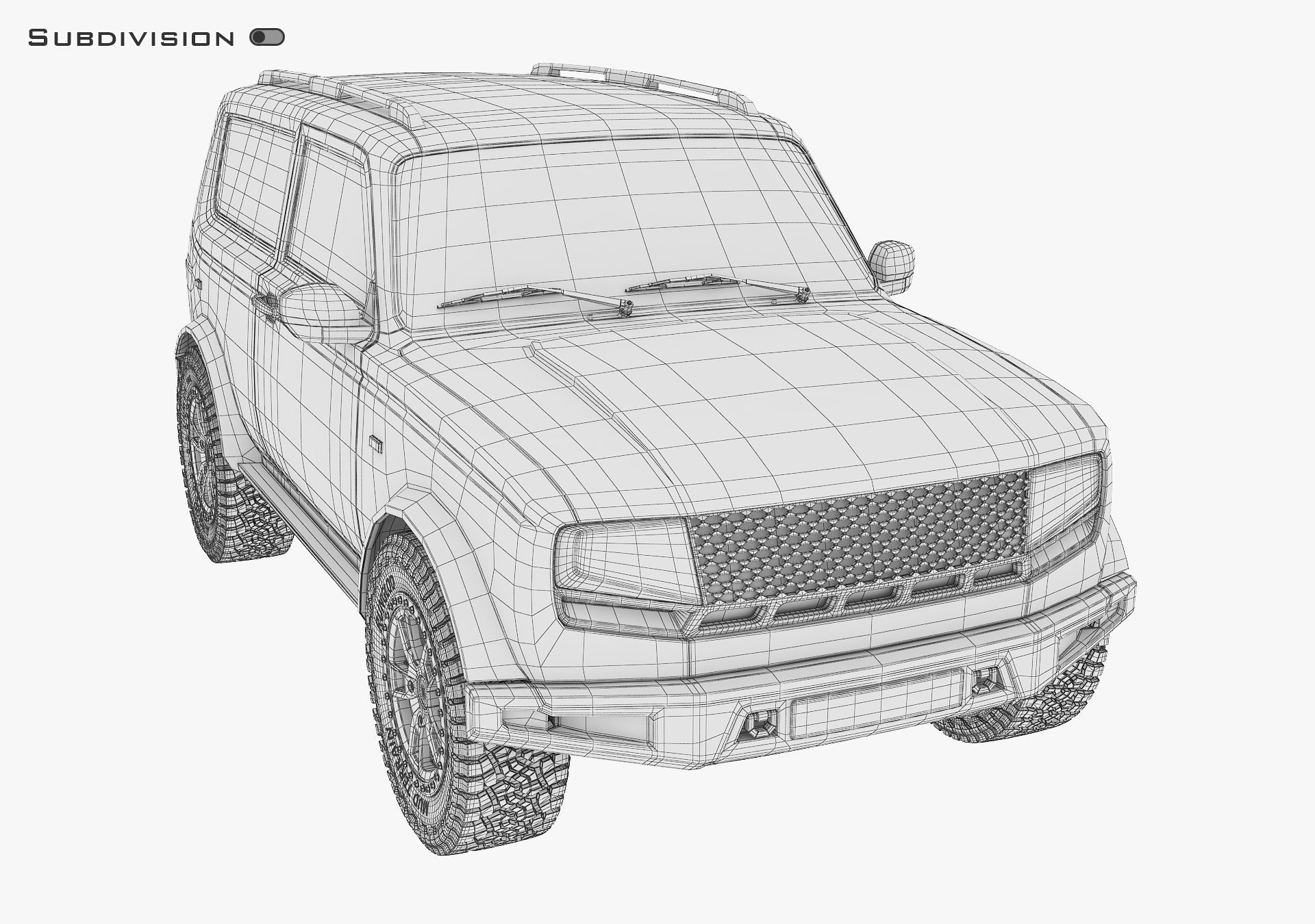 Off Road Car v 1 3D model_18