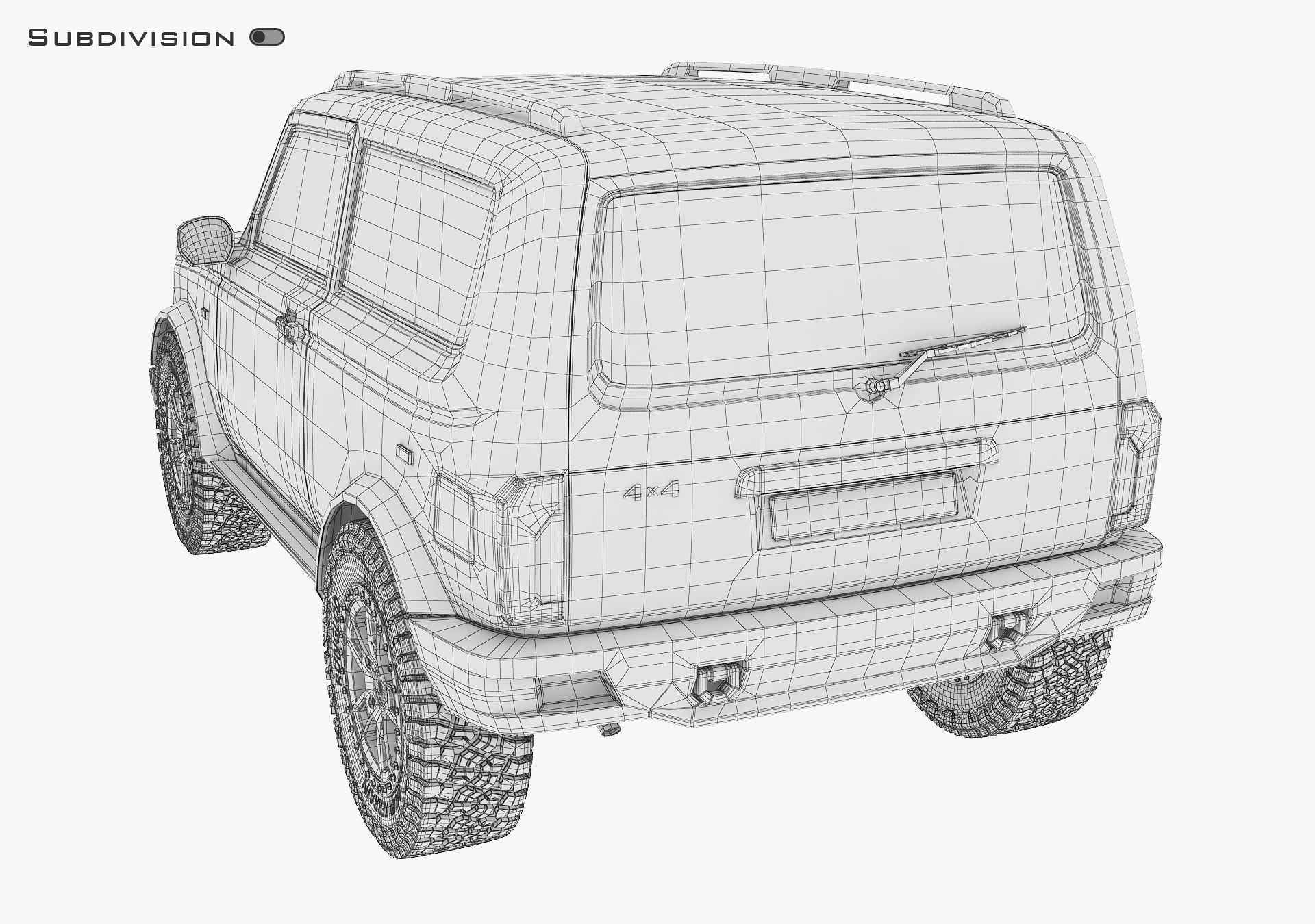 Off Road Car v 1 3D model_20